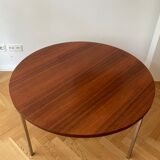 Florence Knoll round Coffee Table in Palisander 1960s