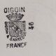 Six earthenware plates of Digoin and Sarreguemines 40s