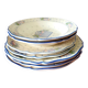 Ansemble de7 anciennes assiettes ,  Gien