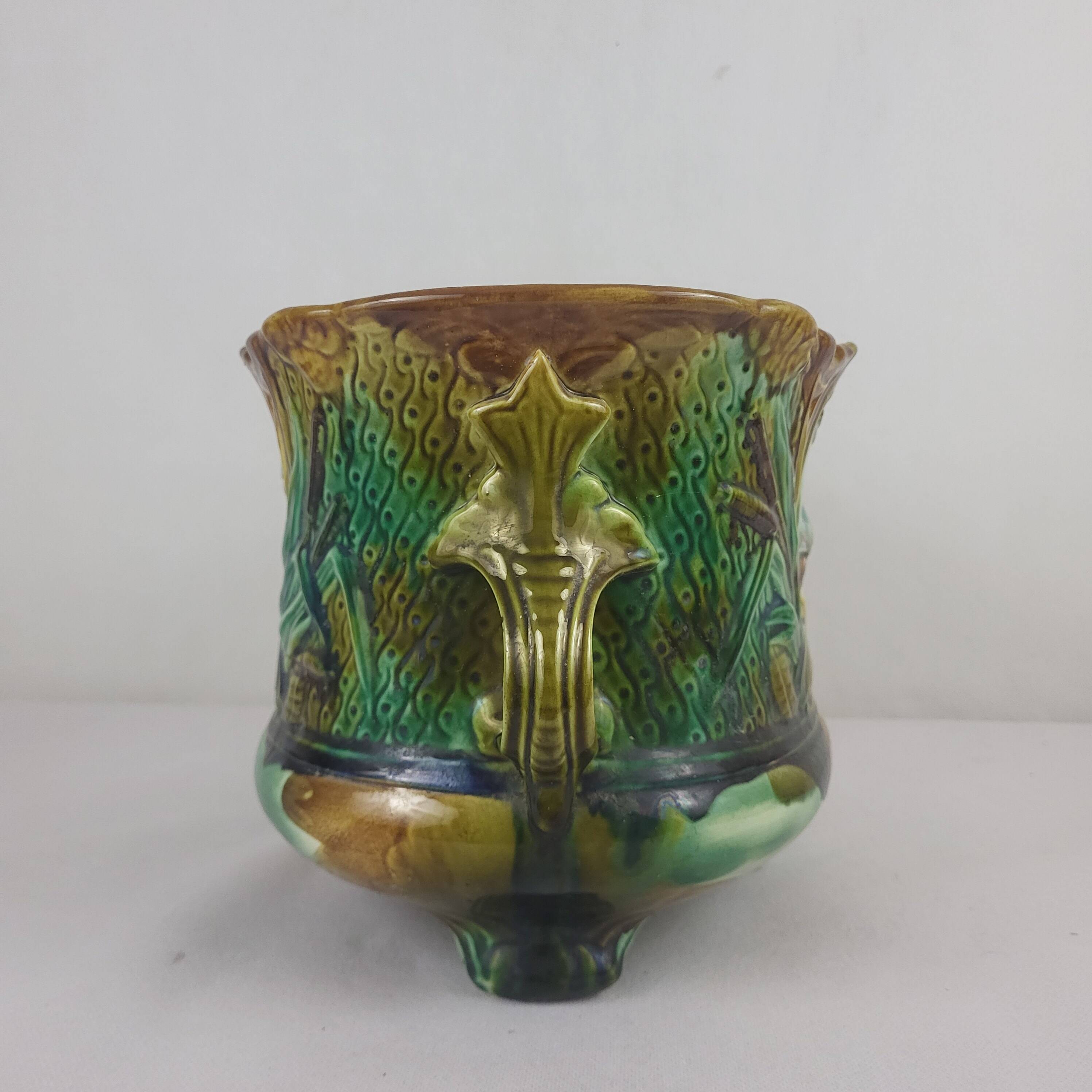 Slip planter - Nimy earthenware factory (Belgium)