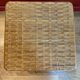 Vintage bedside tables year 70/80 rattan and cannage
