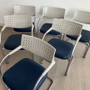 Set of 6 Visavis VISASOFT chairs by Antonio Citterio & Glen Oliver Löw Vitra