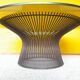 Warren Platner design coffee table for Knoll, bronze finish circa 1960