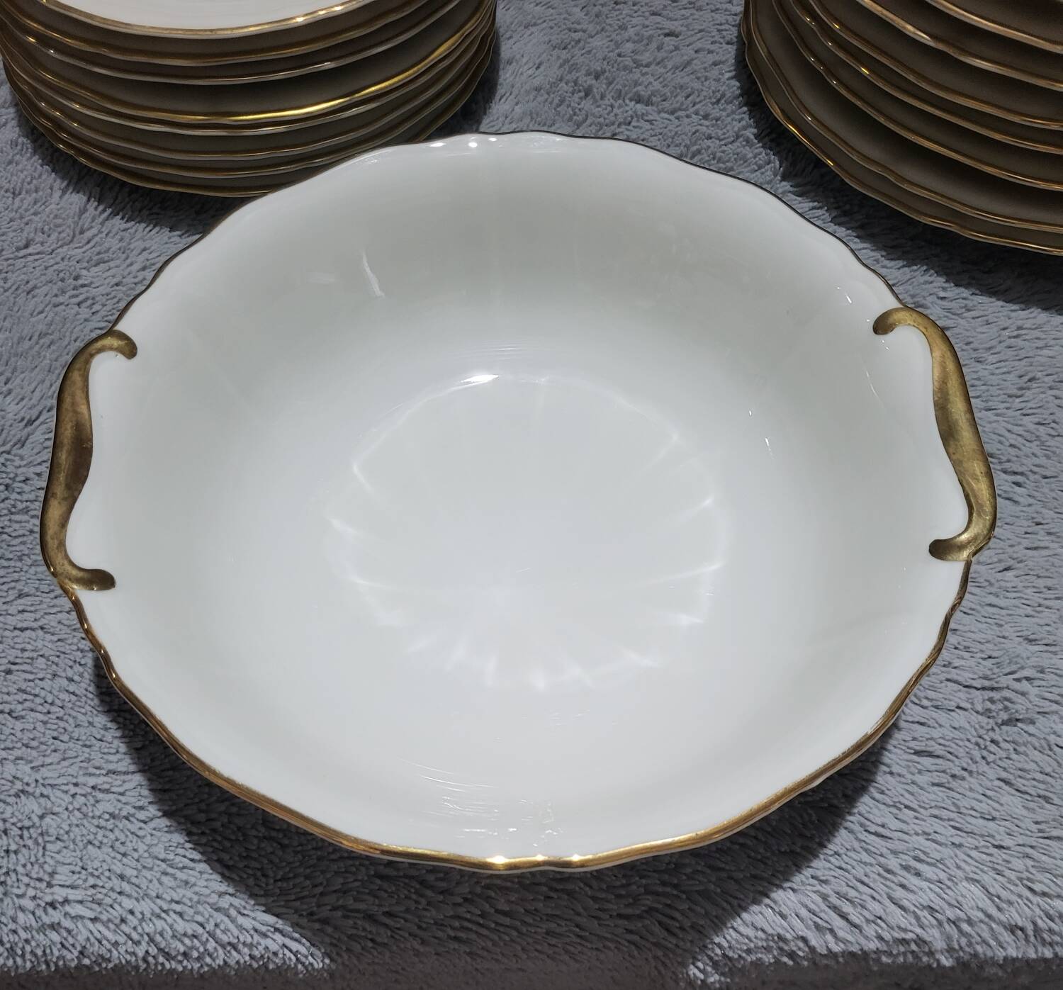 67-piece Bavarian porcelain dinnerware set