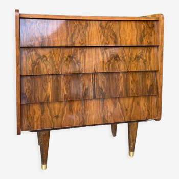 60s rosewood chest of drawers