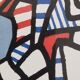 Screenprint after Jean Dubuffet framed under glass 27 cm by 32 cm