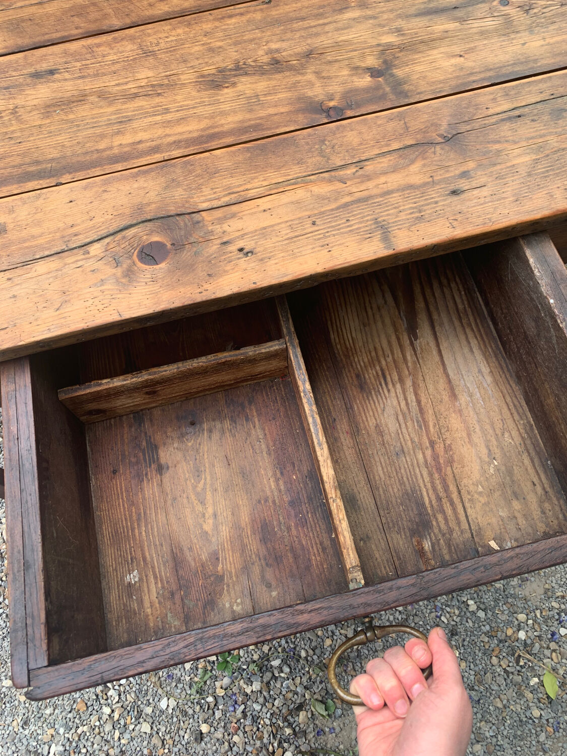 Old farmhouse table