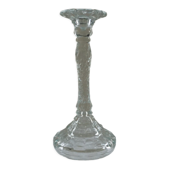 Glass candle holder