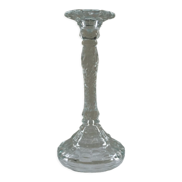 Glass candle holder