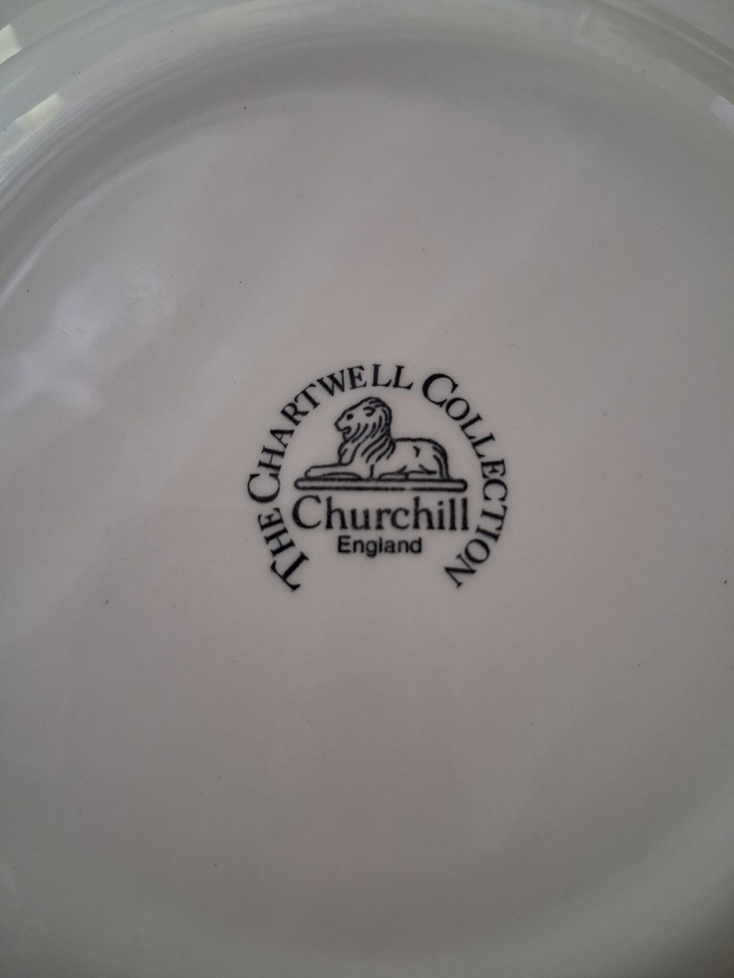 Dessert plates The Chartwell collection Churchill England