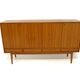 Scandinavian Teak enfilade Möbelfabriken Linden Sweden 1960