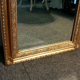 Miroir mural - grand cadre en bois - baroque - bois, doré