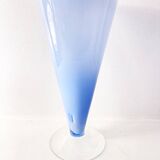 Blown glass cup vase, 1990