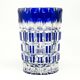Mid-century modern vase, cobalt glass, Germany, 1950s