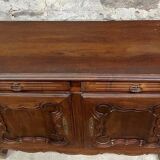 Louis XV period sideboard in solid walnut