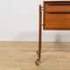 Mid-Century Teak Serving Trolley on Castors, Denmark, 1960s