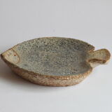 Fish shaped stoneware serving dish