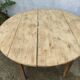 Table ronde rabattable