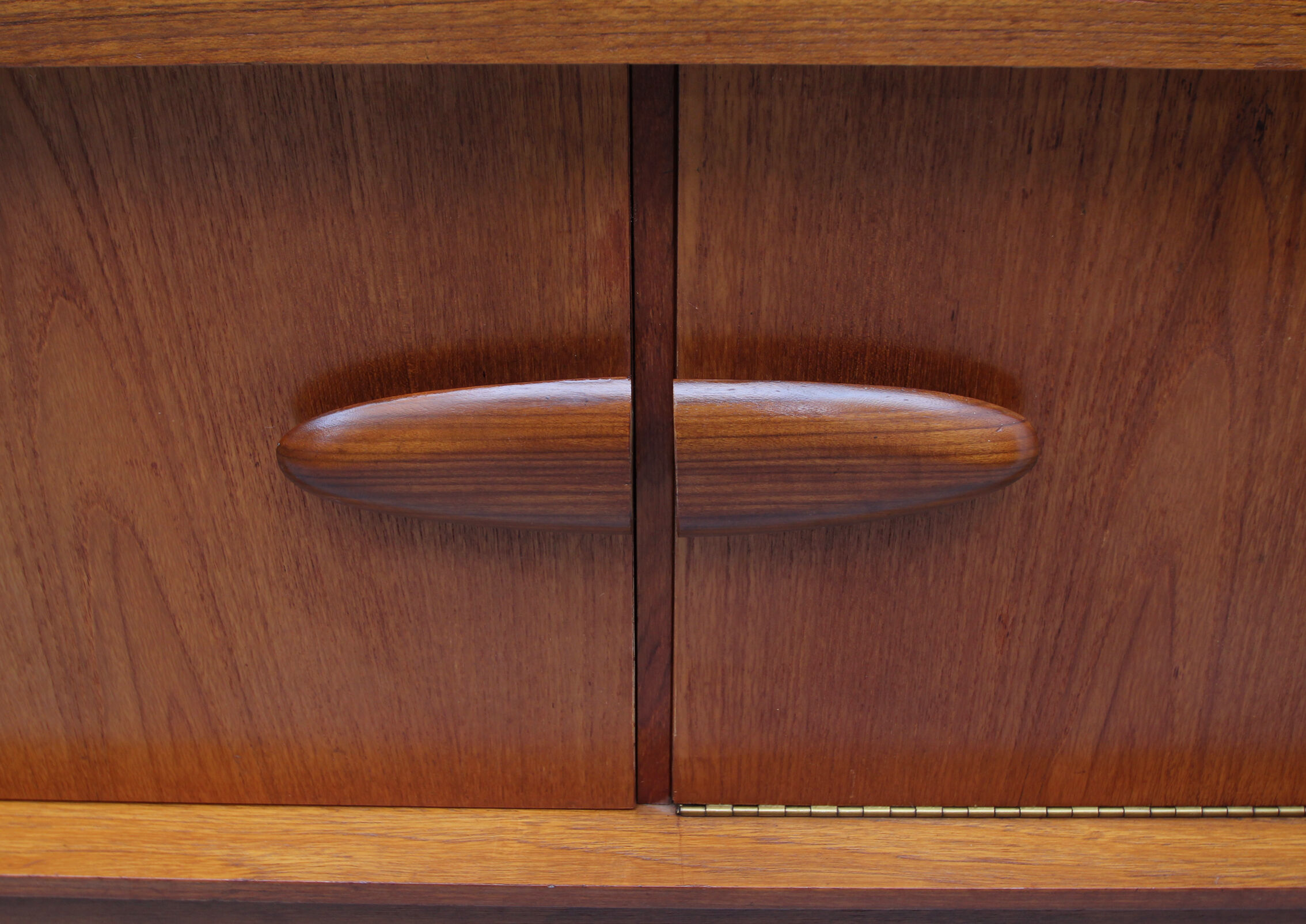 1960s british teak sideboard with bar cabinet