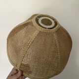 Vintage rattan lampshade