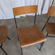 Vintage Stol Kamnik Wooden Dining Chairs - 1970s Yugoslavia - Set of 4