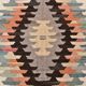 Large Woll Kilim Rug, Red Vintage Turkish kilim carpet 260x360 cm