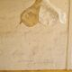 Vintage suspension in toile de jouy