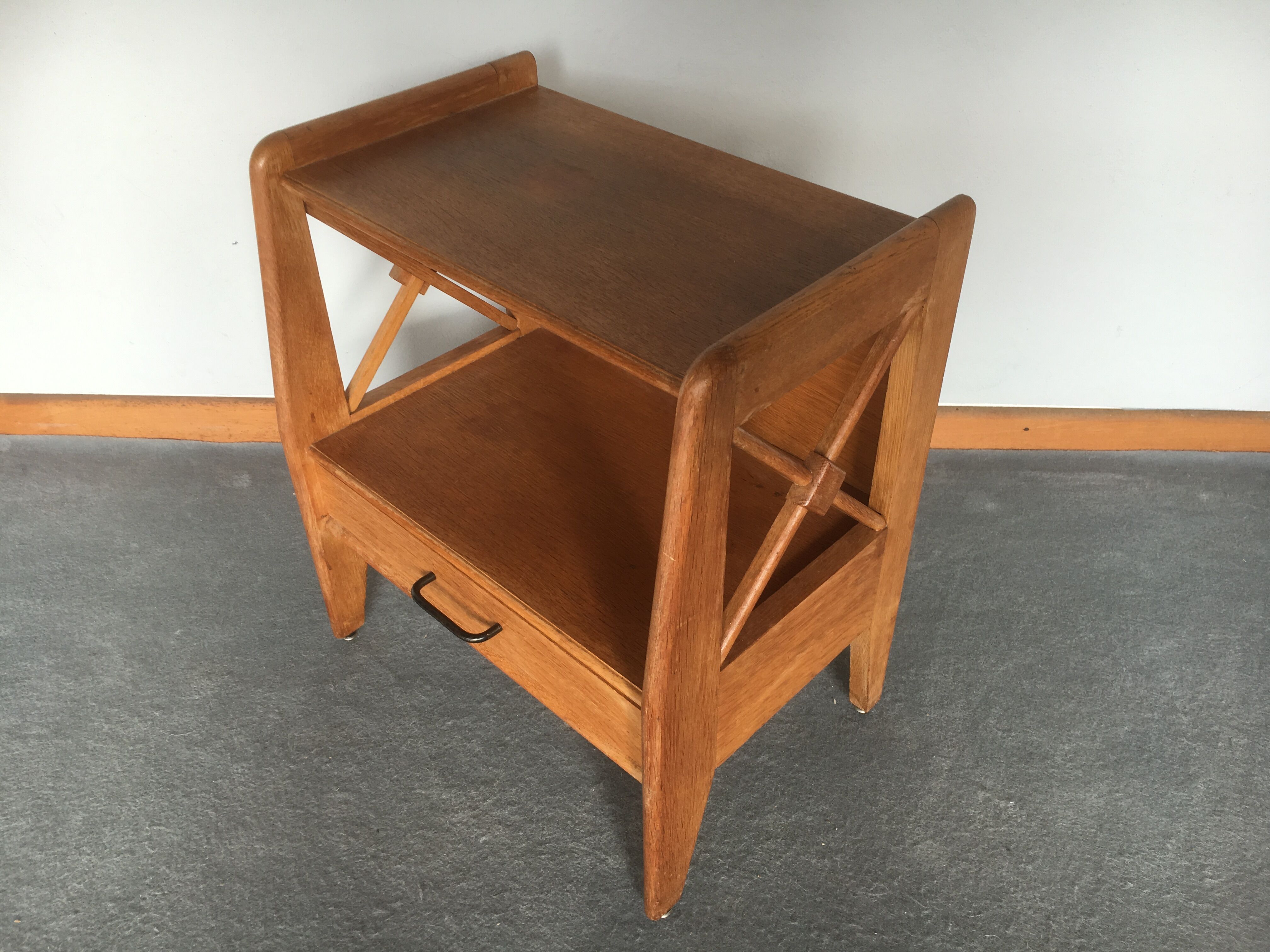 Bedside in oak 1950