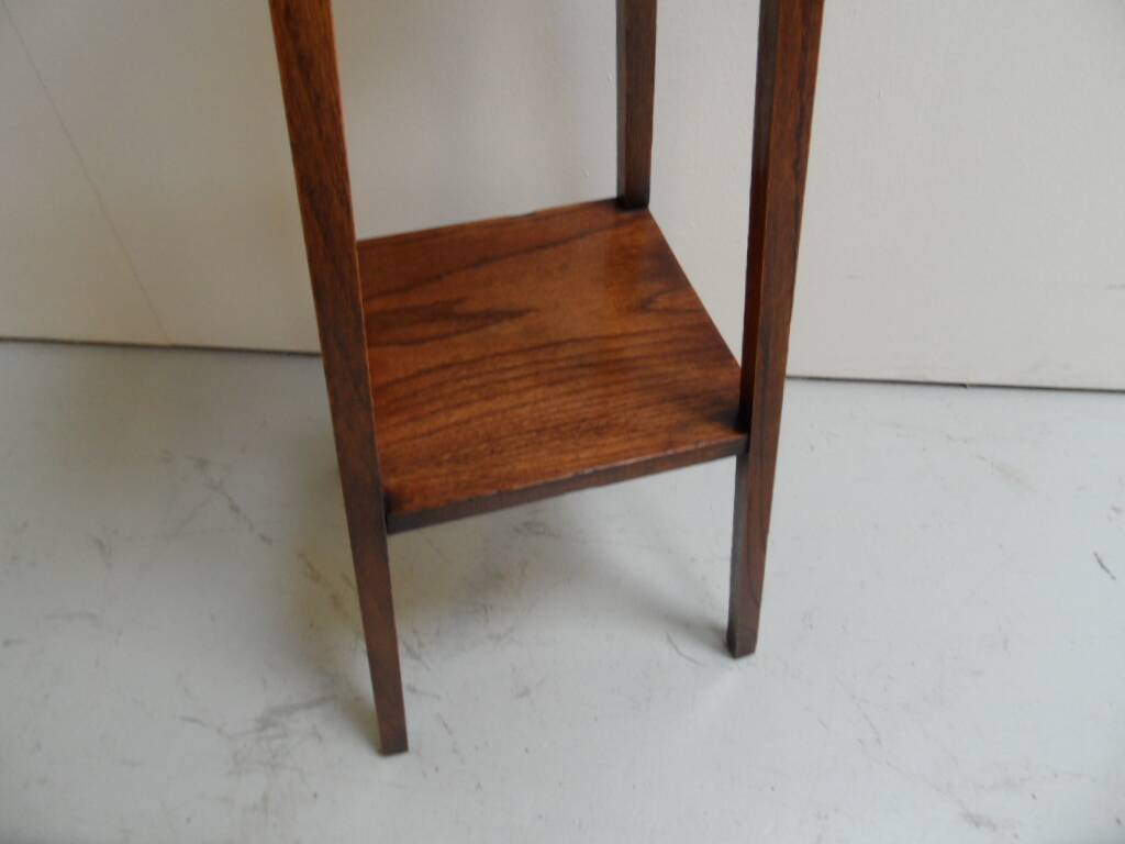 Art Nouveau oak sidetable