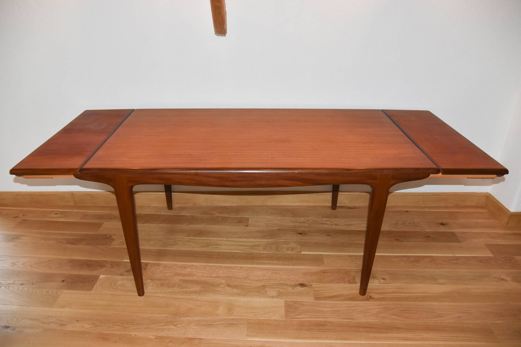 Table teck à rallonges - 60's