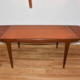 Extendable teak table - 60's