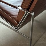 Design two-seater sofa Model FK 6720 from Fabricius & Kastholm, brown leather