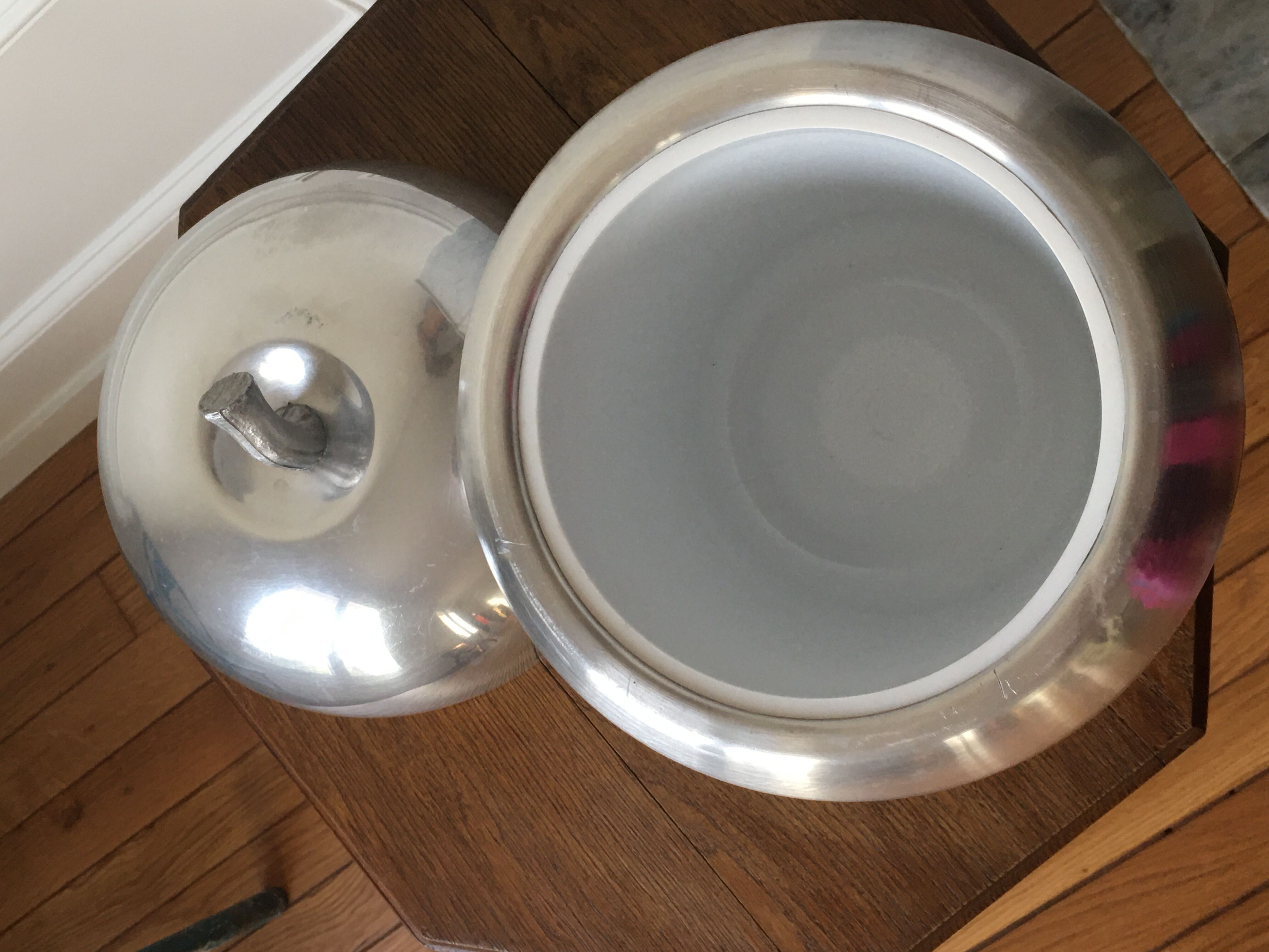 Ice bucket in aluminum 1960s