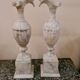 Paire de vases en albâtre fin XIXème