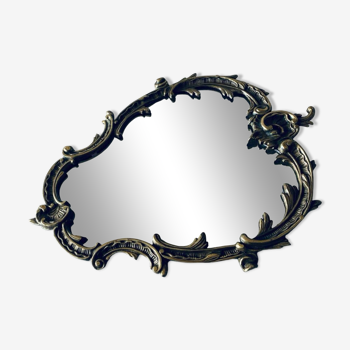 Miroir ancien en laiton