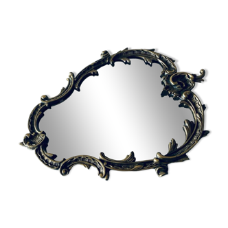 Miroir ancien en laiton