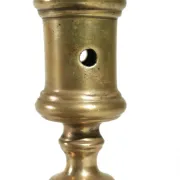 17th-century French bronze candlestick