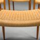 Chaises de salle à manger modèle 83 en teck par Niels Otto Møller pour J.L. Møllers, années 1960, lot de 6