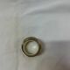 silver metal napkin ring 1980