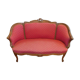 2-seater sofa bench Louis XV walnut from the 19th century
