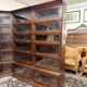 Classic English Globe Wernicke Corner Bookcase