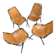 4 chairs by Charlotte Perriand