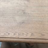 Old console side table oak