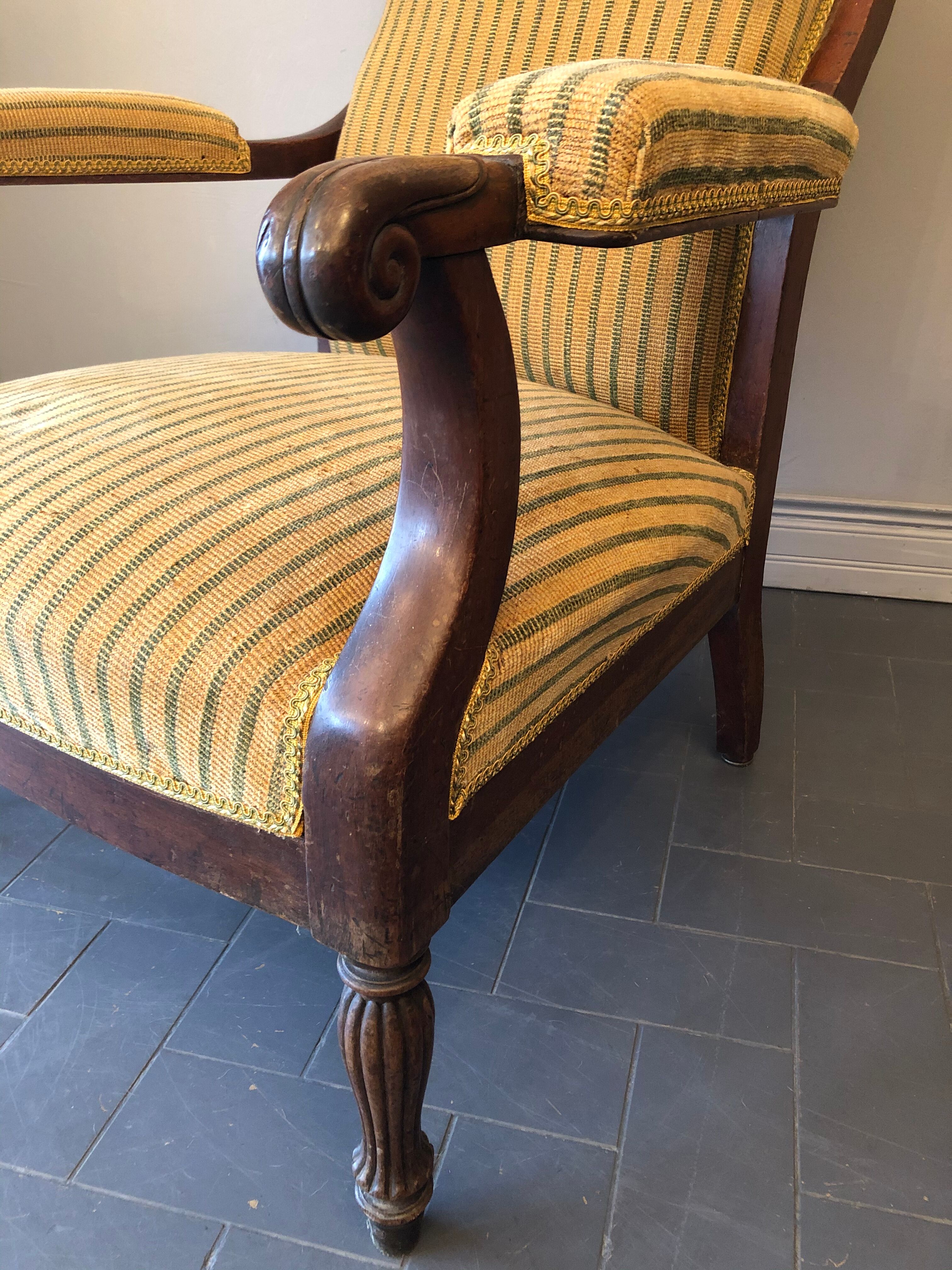 Old Voltaire chair