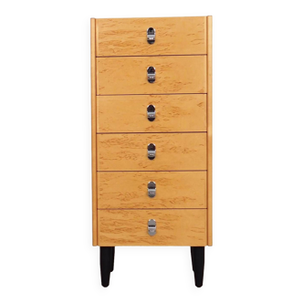 Pine chest of drawers, Danish design, 1970s, production: Denmark