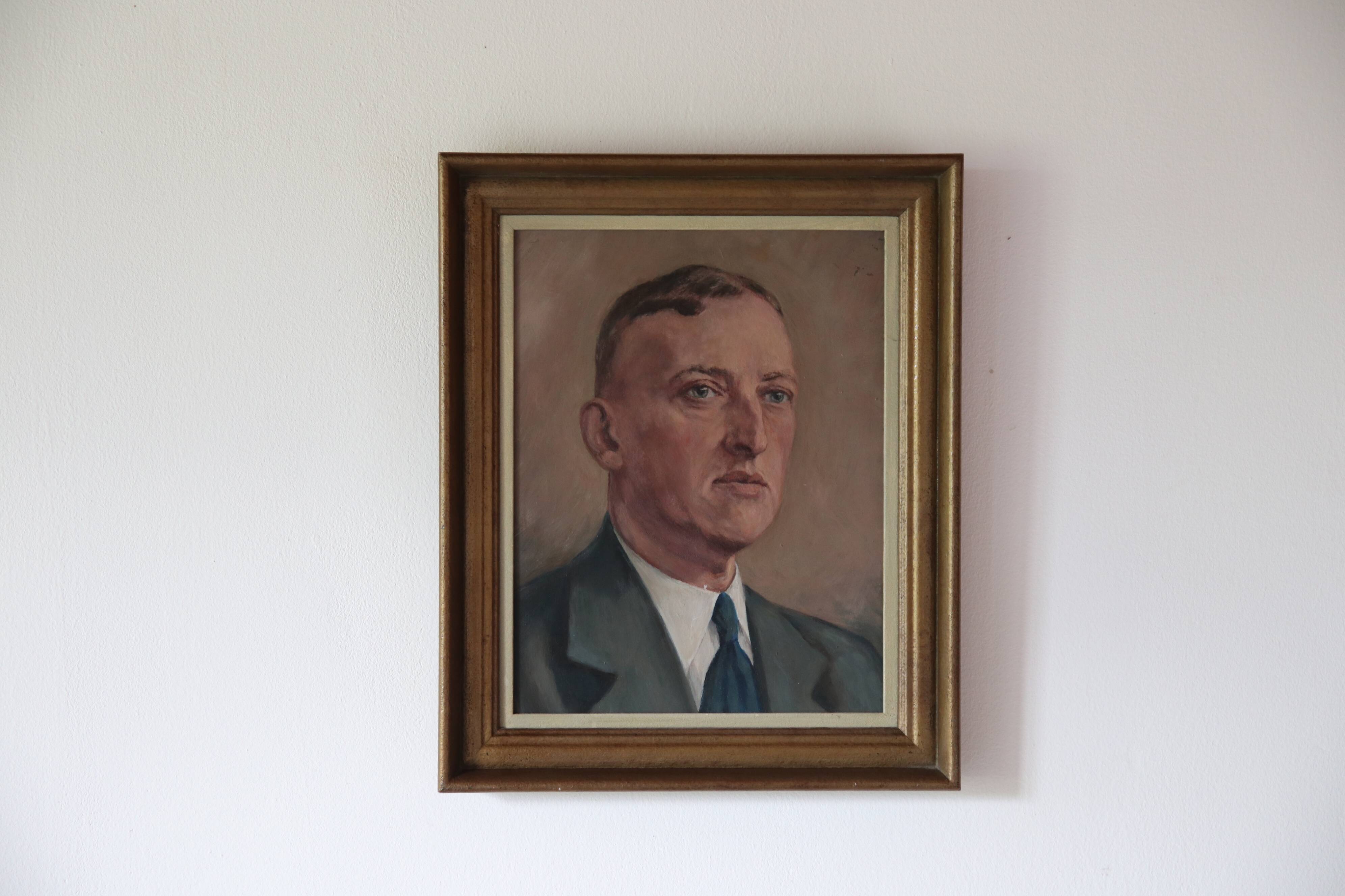 Impressionist oil painting portrait