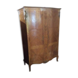 2-door wardrobe with exterior and interior veneer