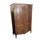 Armoire 2 portes avec placage extérieur et intérieur