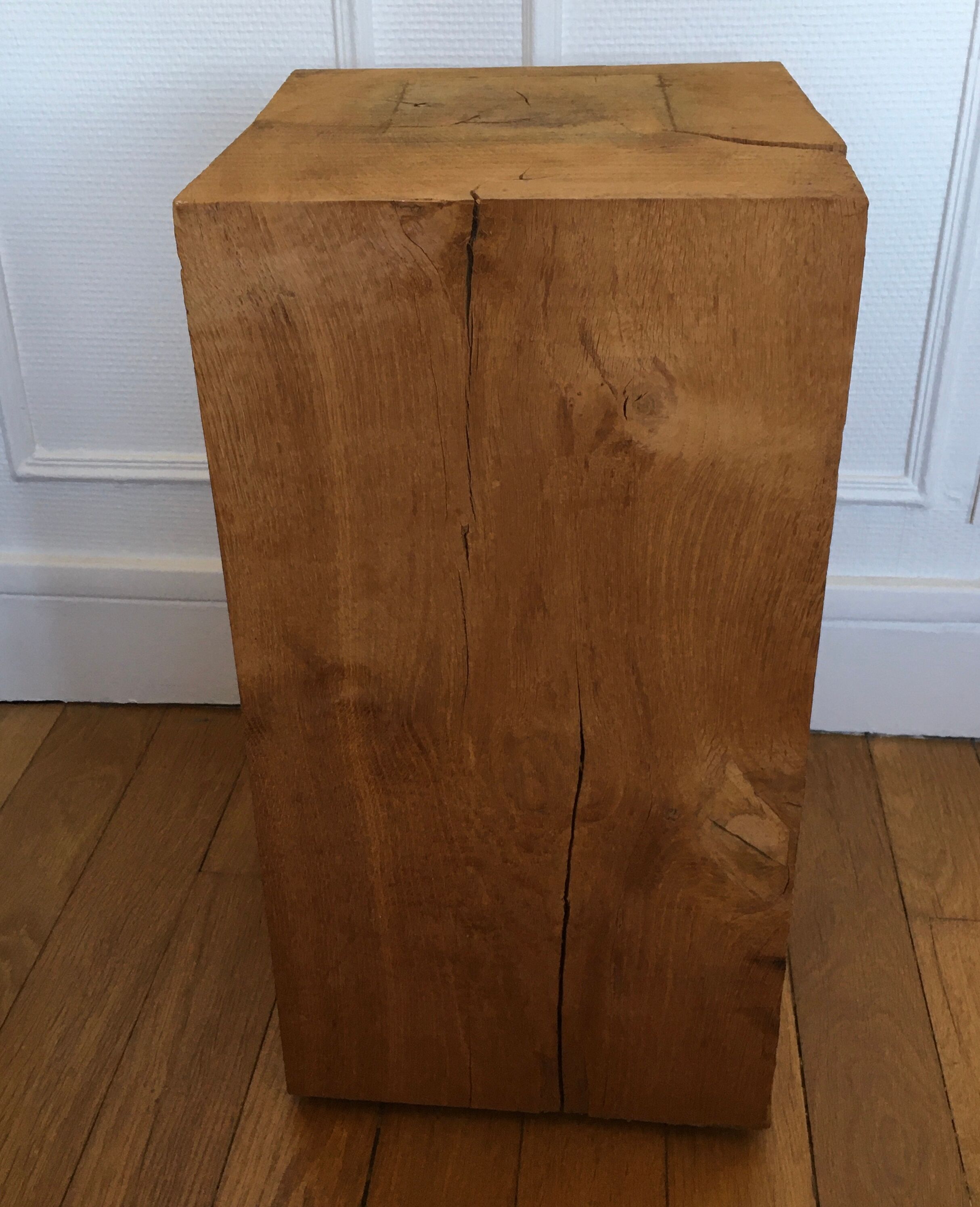 Merlin solid oak sofa end