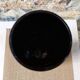 Vase noir design vintage